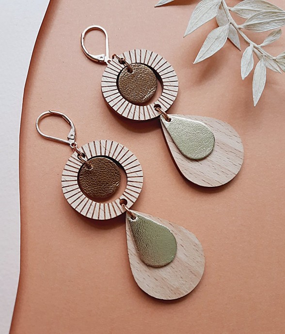 Boucles longues Ethnique...