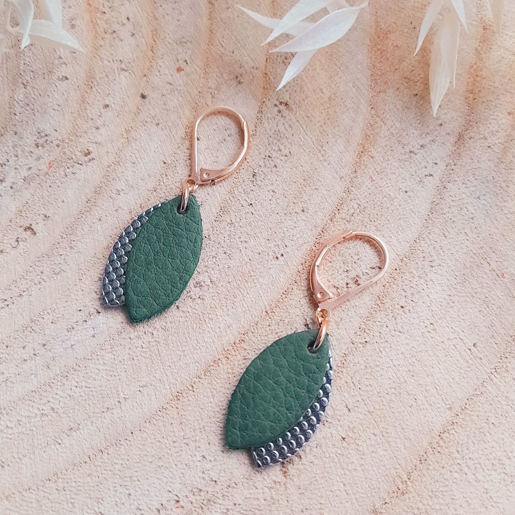 Boucles légères les Loulous Vert de Gris