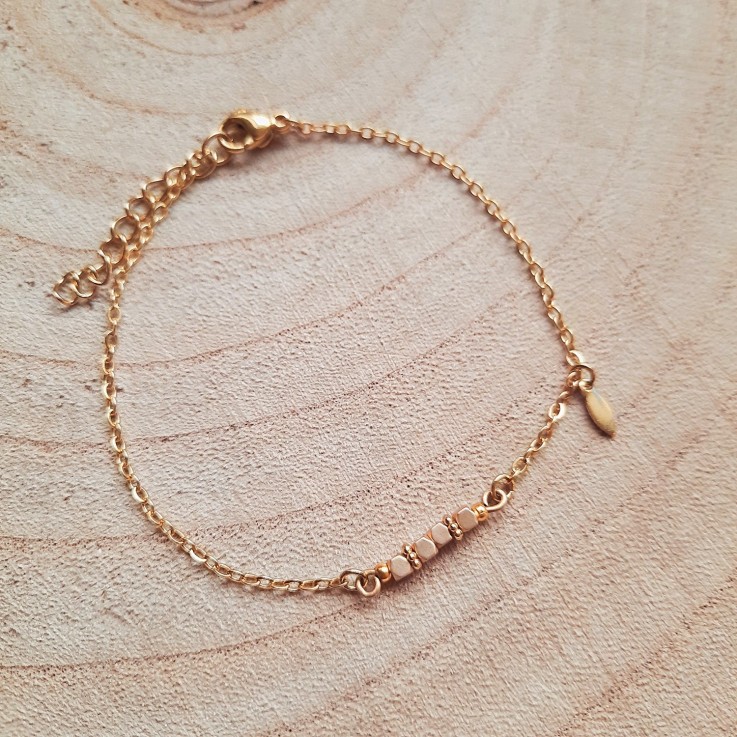Bracelet CUBE Mini rêve Golden