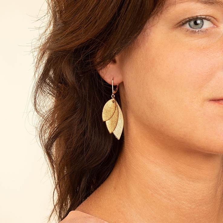 Boucles Mini Céleste Champagne