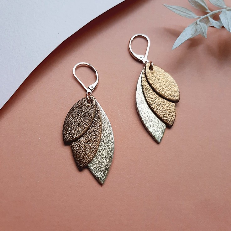 Boucles Mini Céleste Champagne
