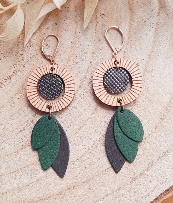 Boucles pendantes Solaris...