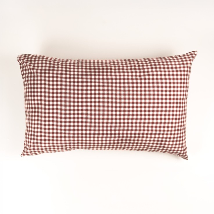 Taie d'oreiller Percale de Coton Bio Vichy
