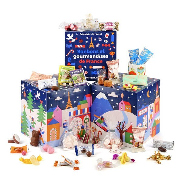 Calendrier de l'Avent Bonbons et Gourmandises de France - Le calendrier gourmand