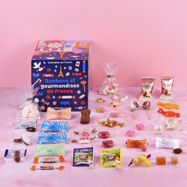Calendrier de l'Avent Bonbons et Gourmandises de France - Le calendrier gourmand