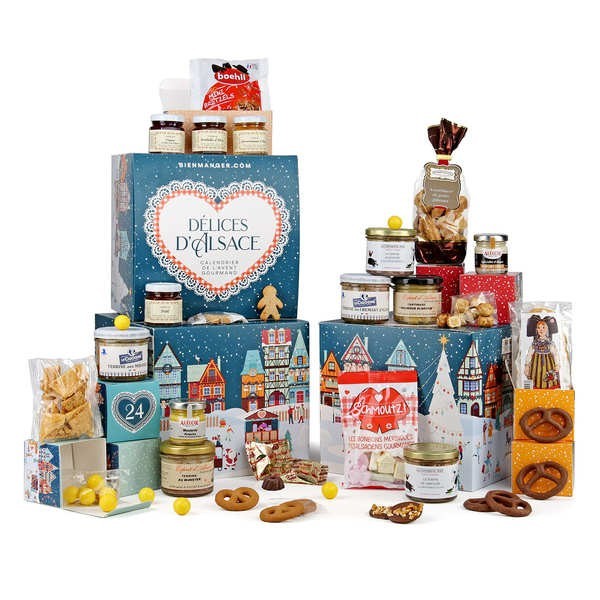 Calendrier de l'avent Délices d'Alsace - Le calendrier gourmand
