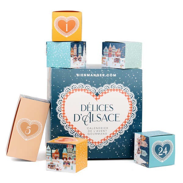 Calendrier de l'avent Délices d'Alsace - Le calendrier gourmand