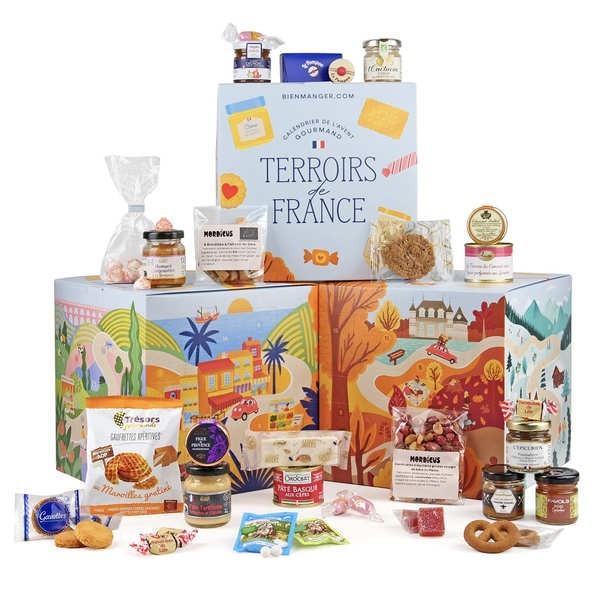 Calendrier de l'avent Cube des Terroirs de France - Le calendrier gourmand