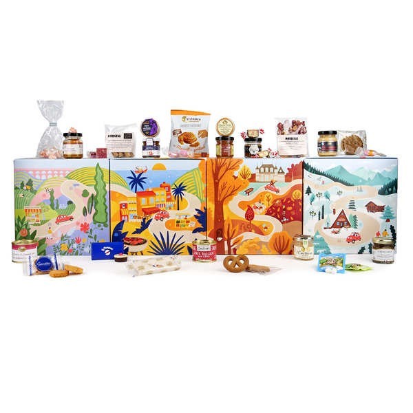 Calendrier de l'avent Cube des Terroirs de France - Le calendrier gourmand