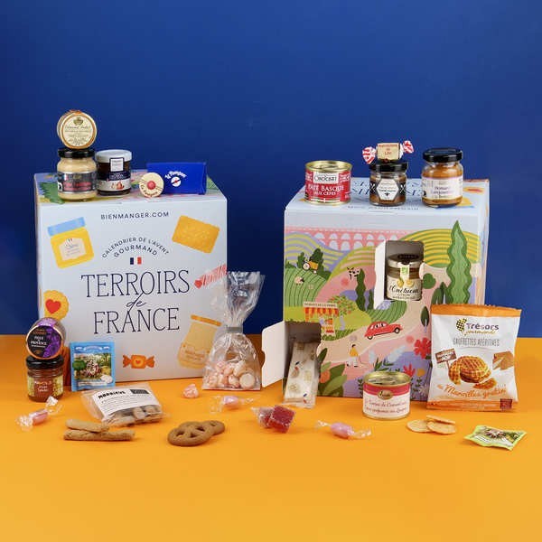 Calendrier de l'avent Cube des Terroirs de France - Le calendrier gourmand