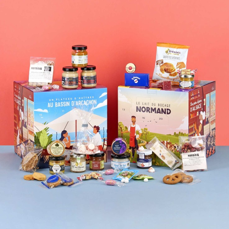 Calendrier de l'avent Tour de France Végétarien - Le calendrier de gourmand
