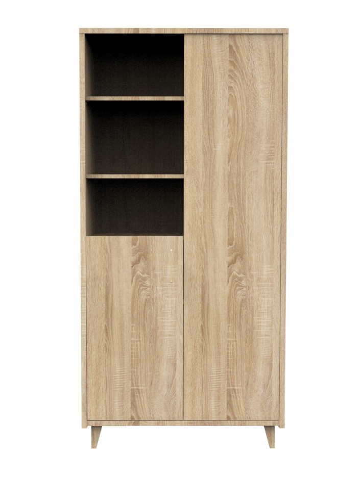 Chambre bébé Sam complète : lit, commode à langer et armoire
