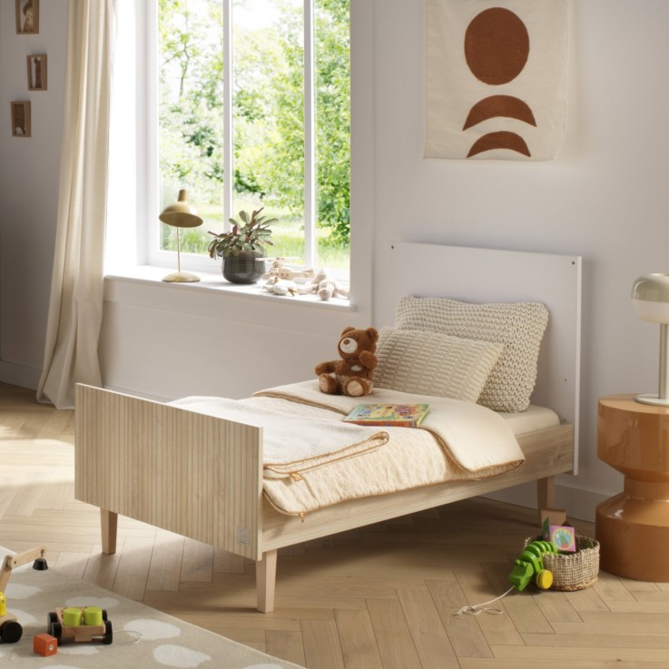 Chambre bébé Paloma : Lit évolutif et Commode à langer en bois