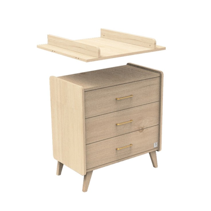 Plan à langer pour commode Arty