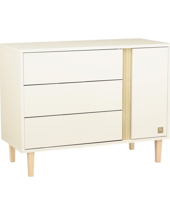 Commode 3 tiroirs et 1...