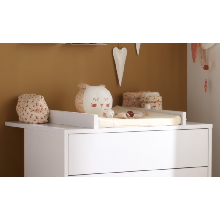 Plan à langer pour commode 3 tiroirs Paloma