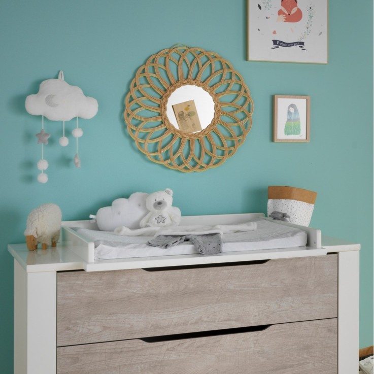 Plan à langer pour commode Loft Bois