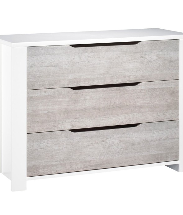 Commode 3 tiroirs Loft Bois