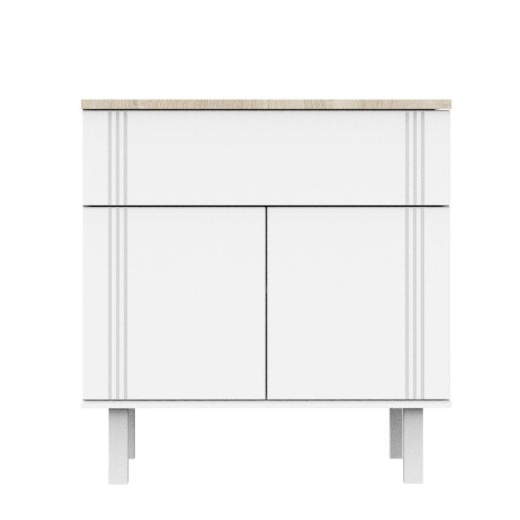 Commode un tiroir et 2 portes Eléonore