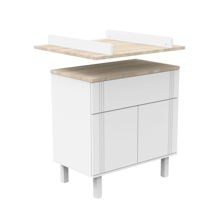 Commode un tiroir et 2 portes Eléonore