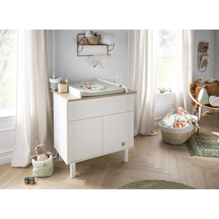 Commode un tiroir et 2 portes Eléonore