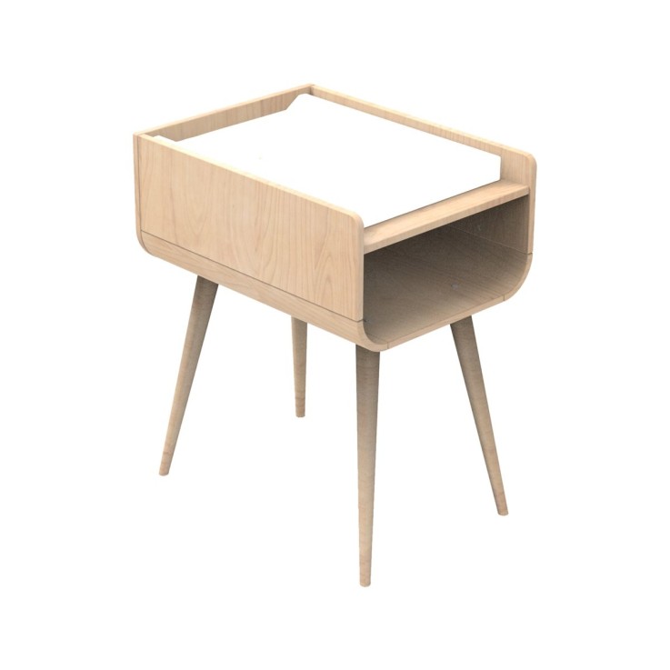 Table à langer pieds bois Bambin