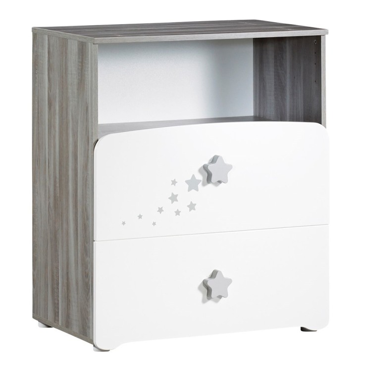 Commode à langer New Nao 1 niche en bois
