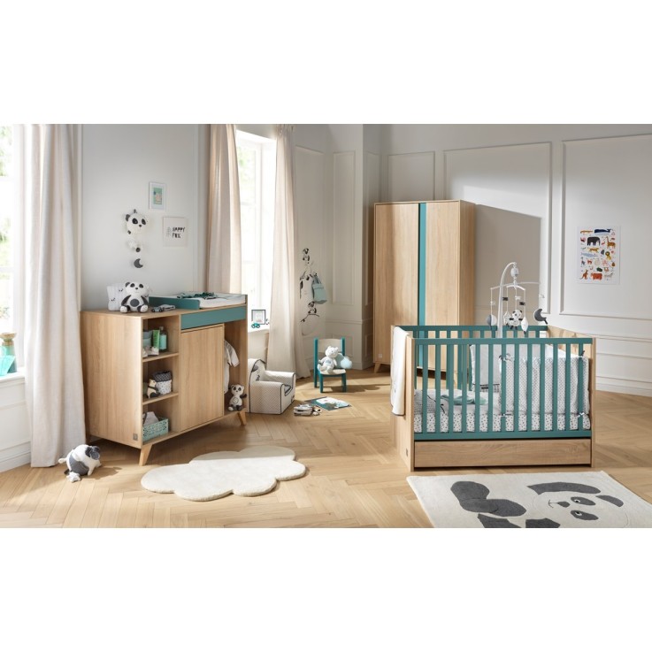 Commode à langer évolutive en bureau Nova