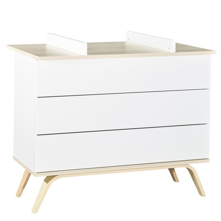 Plan à langer pour commode en bois Serena