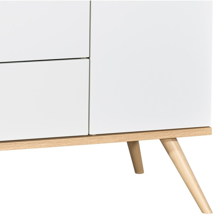 Commode 3 tiroirs, 1 porte Seventies