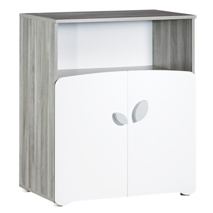 Commode à langer New Leaf 2 portes en bois