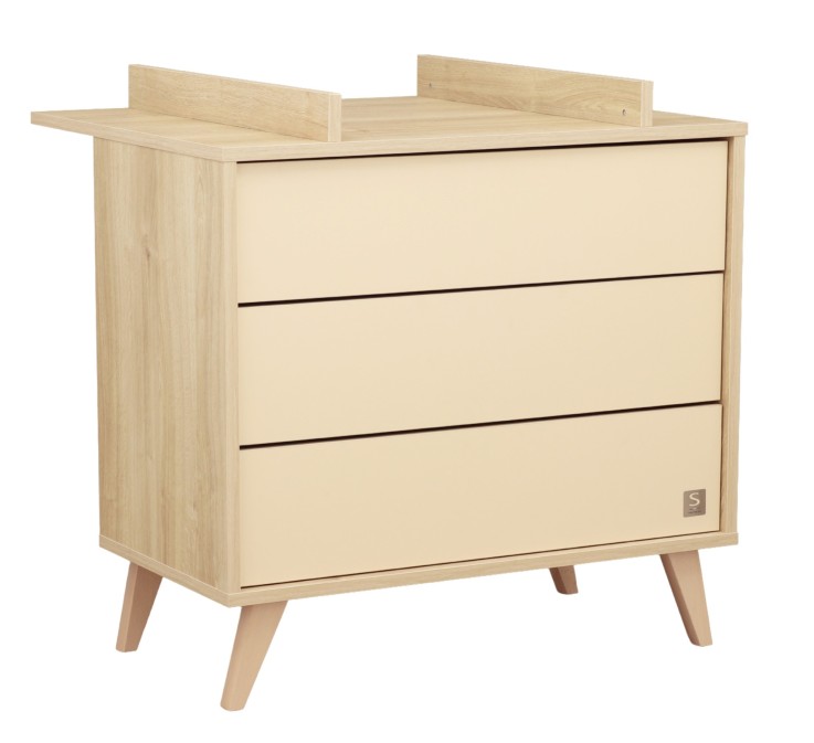 Plan à langer pour commode 3 tiroirs
