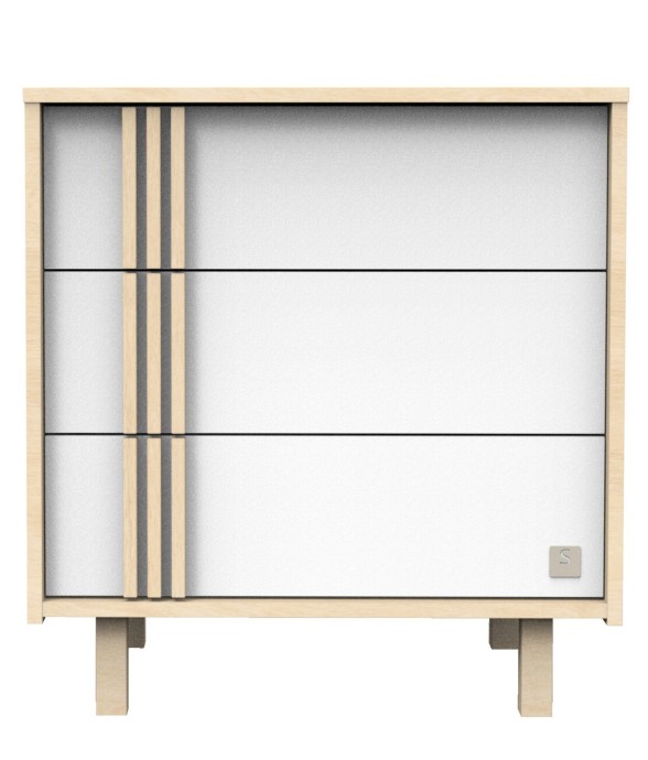 Commode 3 tiroirs Nature