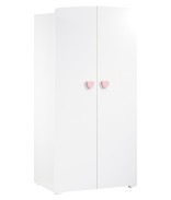 Boutons cœur rose