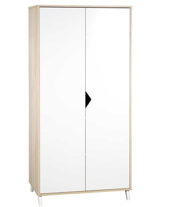 Armoire bébé 2 portes en bois
