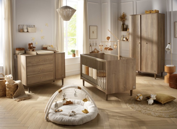 Armoire 2 portes avec pieds bois