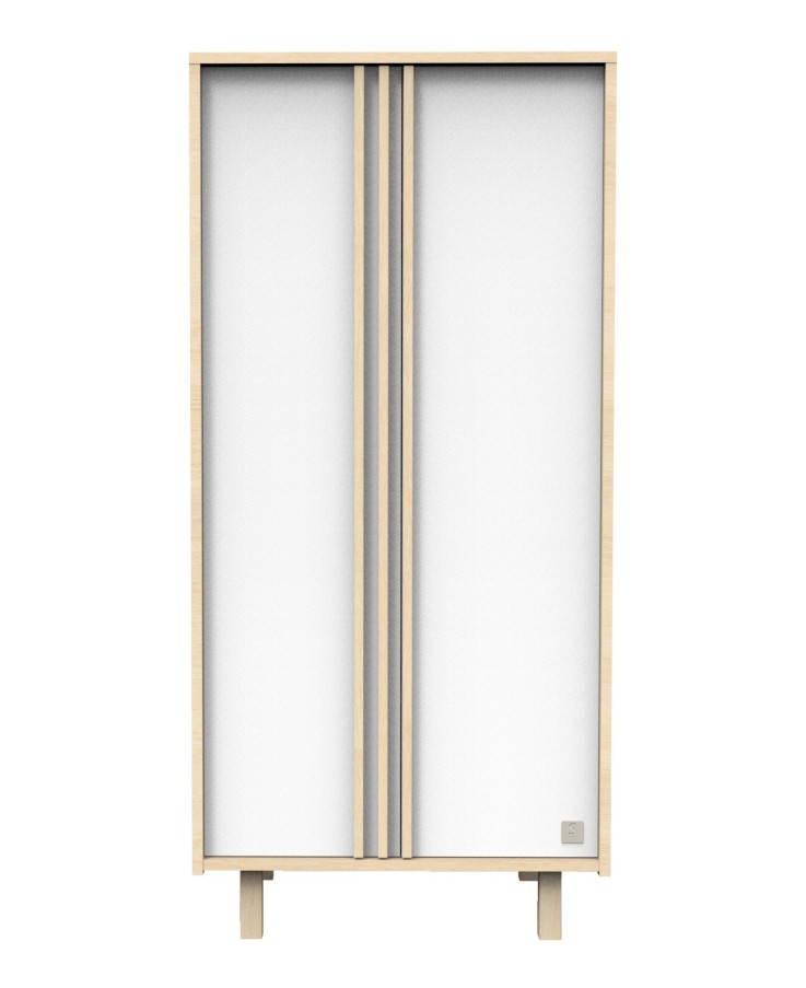 Armoire Nature 2 portes en décor en bois