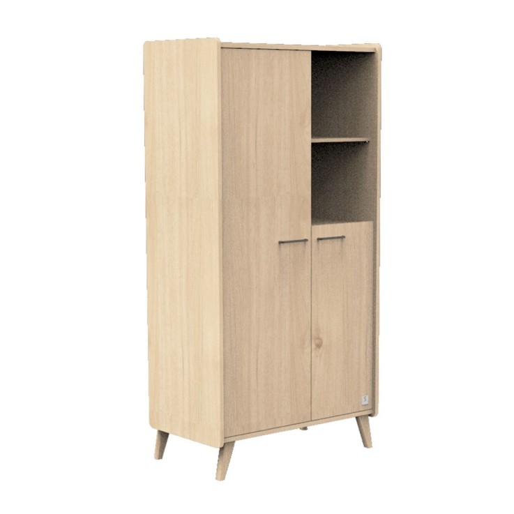 Armoire Arty 2 portes 2 niches en bois