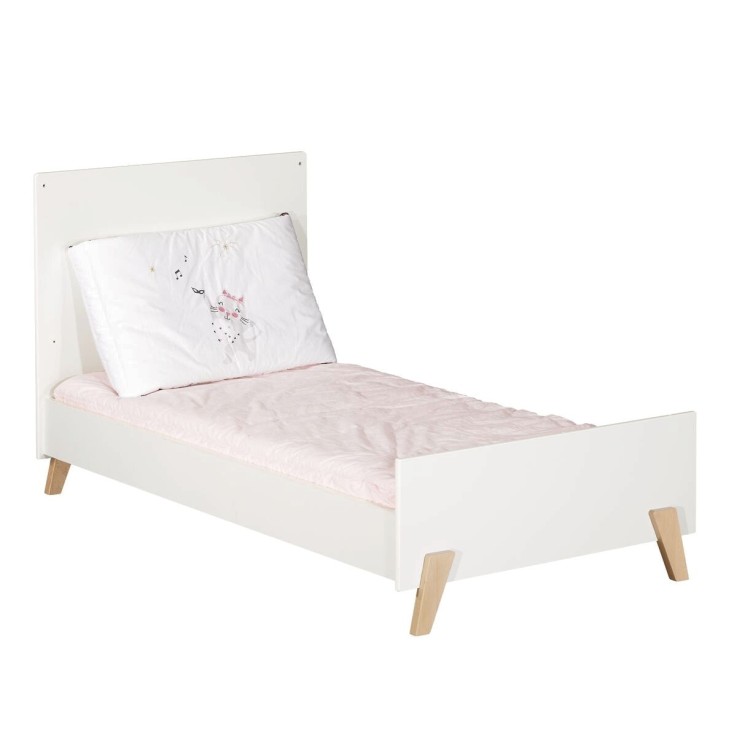 Lit évolutif Little Big Bed sur pieds en bois