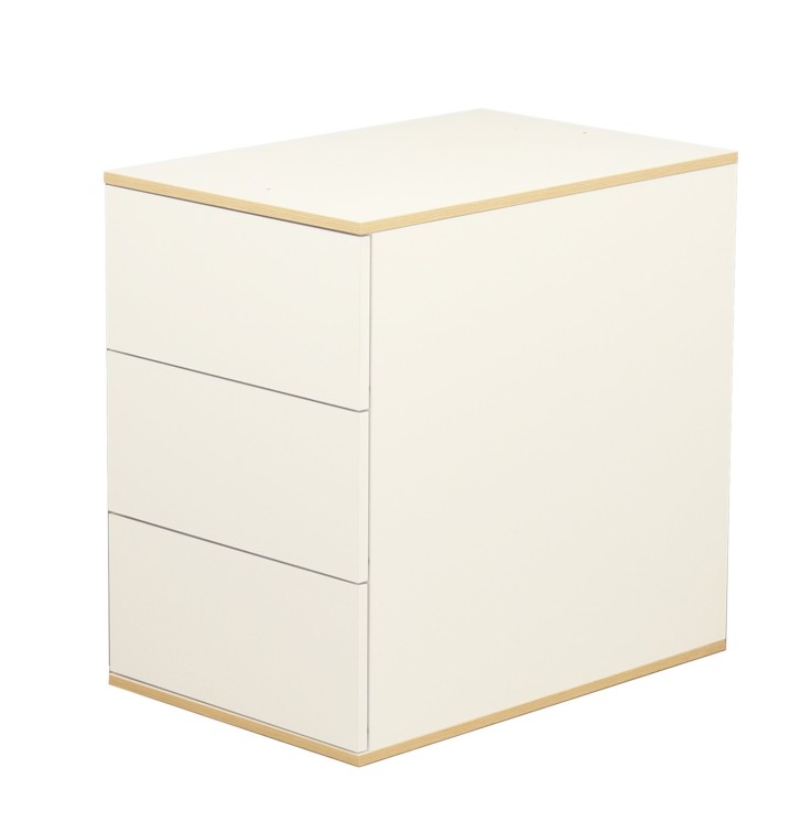 Lit combiné 140x70 évolutif en 90x190 avec commode à langer 3 tiroirs