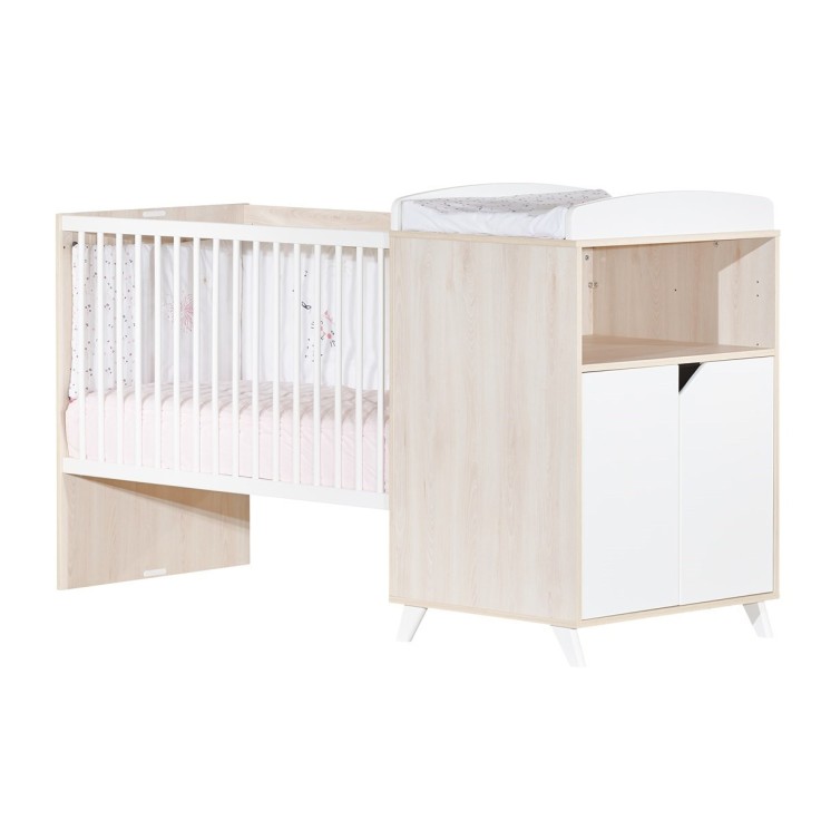 Lit Combiné 60x120 évolutif en 90x190 en bois