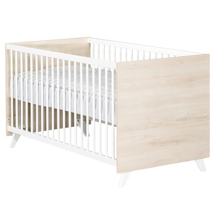 Lit évolutif Little Big Bed sur pieds en bois