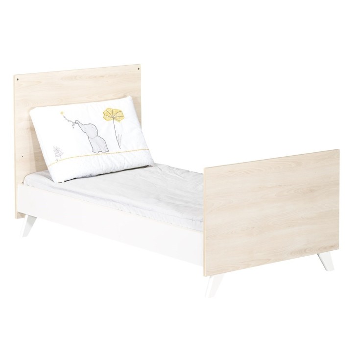 Lit évolutif Little Big Bed sur pieds en bois