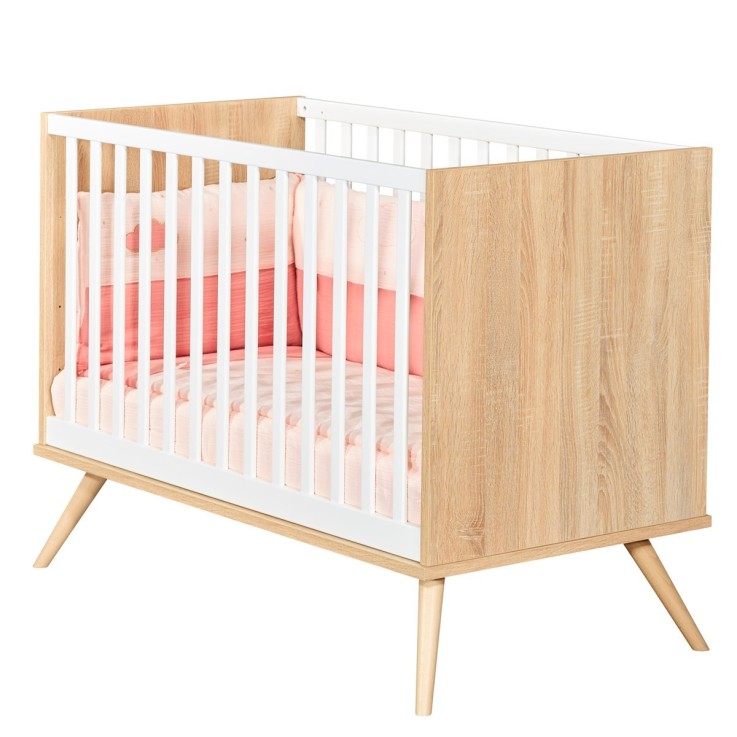 Lit bébé à barreaux 120X60cm en bois