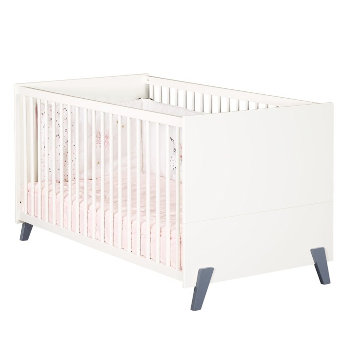 Lit évolutif Little Big Bed sur pieds en bois