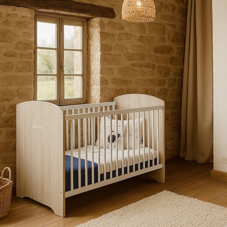 Lit bébé Smile en bois