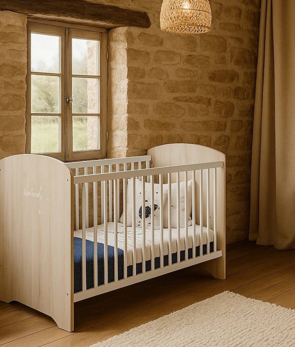 Lit bébé Smile en bois
