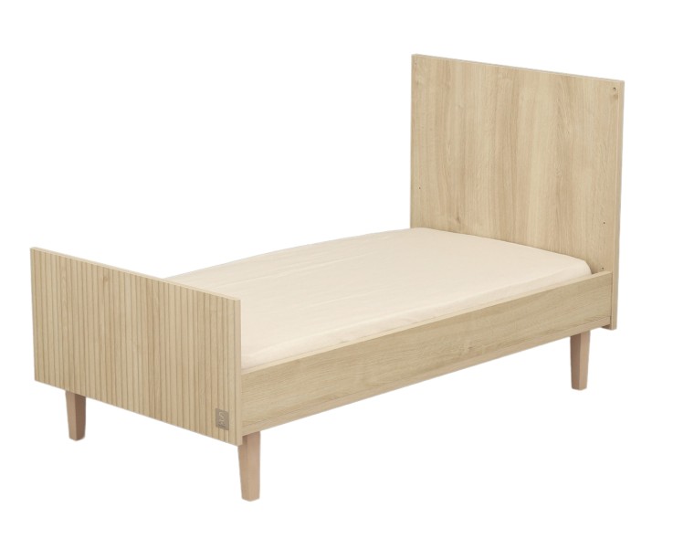 Lit évolutif 140x70 - Little Big bed sur pieds bois