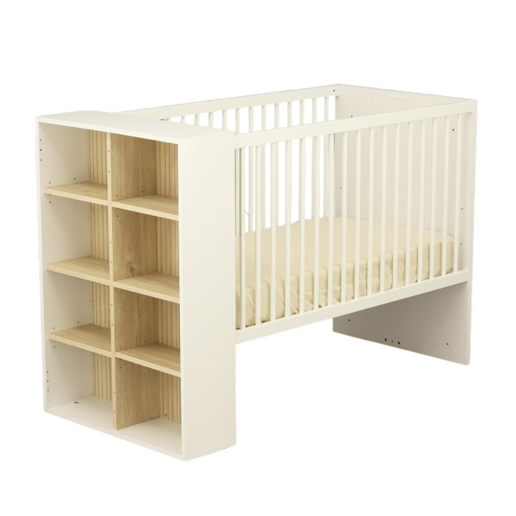 Lit bébé 120x60 transformable en lit 90x190