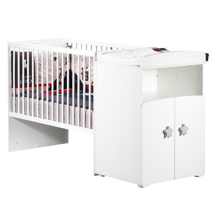 Lit combiné évolutif de 60x120 à 90x190